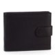 Pánska kožená peňaženka s vypínačom DG08 čierna