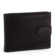 Pánska kožená peňaženka s vypínačom DG43 čierna