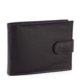 Men's leather wallet with switch DG48 black