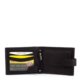 Pánska kožená peňaženka s vypínačom DG48 čierna