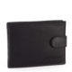 Men's leather wallet with switch DG80 black