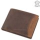 Pánska kožená peňaženka hnedej farby Giultieri COM67