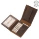 Men's leather wallet brown Giultieri COM67