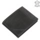 Men's leather wallet black Giultieri SDI124