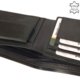 Men's leather wallet black Giultieri SDI124