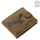 Męski skórzany portfel ze wzorem orła RFID SASR09/T