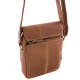Férfi bőr táska GreenDeed 297SB cognac