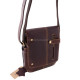Férfi bőr táska GreenDeed 297SC sötétbarna