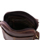 Férfi bőr táska GreenDeed 297SC sötétbarna