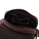 Férfi bőr táska GreenDeed 297SC sötétbarna