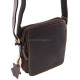 Férfi bőr táska GreenDeed 5031C sötétbarna