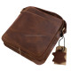 Men's leather bag GreenDeed 5031V light brown