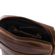 Men's leather bag GreenDeed 5031V light brown