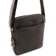 Borsa da uomo in pelle GreenDeed 926 marrone scuro