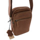 Men's leather bag GreenDeed 961B light brown