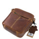 Men's leather bag small size GreenDeed 457V light brown