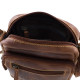 Men's leather bag small size GreenDeed 457V light brown