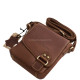 Men's leather bag sportily elegant GreenDeed FIR01B light brown