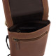 Men's leather bag sportily elegant GreenDeed FIR02B light brown