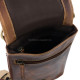 Men's leather bag sportily elegant GreenDeed FIR02V light brown