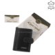 Men's card holder made of glossy leather black SIV808 / T