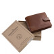 Men's wallet in brown GreenDeed PBH1027/T