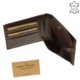 Men's wallet with gift box brown GreenDeed CVT7411M