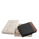 Portafoglio da uomo in confezione regalo nero-marrone GreenDeed SNH1021