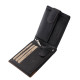 Férfi pénztárca díszdobozban fekete-barna GreenDeed SNH1021/T