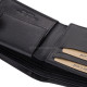 Men's wallet in gift box black GreenDeed REC09/T