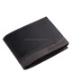 Pánská peněženka v dárkové krabičce černá a šedá GreenDeed REC1021