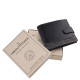 Portefeuille pour homme dans une boîte cadeau noir et gris GreenDeed REC6002L/T