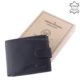 Portefeuille pour hommes dans une boîte cadeau bleu GreenDeed CVT6002L / T