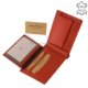 Men's wallet with gift box red GreenDeed CVT09