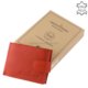 Pánska peňaženka s darčekovým boxom červená GreenDeed CVT102 / T