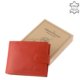 Portefeuille pour hommes dans une boîte cadeau rouge GreenDeed CVT1021 / T