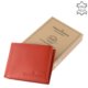 Portofel bărbătesc cu cutie cadou roșu GreenDeed CVT1021