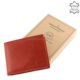 Pánska peňaženka s darčekovým boxom červená GreenDeed CVT7411M