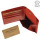 Portofel bărbătesc cu cutie cadou roșu GreenDeed CVT7411S