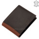 Férfi pénztárca díszdobozban sötétbarna-világosbarna GreenDeed SGR1021