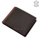 Férfi pénztárca díszdobozban sötétbarna-világosbarna GreenDeed SGR1021