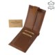 Men's wallet in a gift box light brown GreenDeed CVT9641 / T