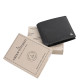 Pánska peňaženka elegantná čierna GreenDeed LGD1021