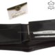 Herre tegnebog lavet af blankt læder sort SIV09 / T