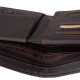 Férfi pénztárca GreenDeed OP1027/T sötétbarna