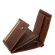 Men's wallet in small size in brown color GreenDeed PBH102