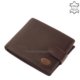 Moška denarnica v naravni darilni škatli GDO09 / T temno rjave barve
