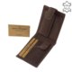 Men's wallet in natural gift box GDO102 / T dark brown