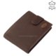 Men's wallet in natural gift box GDO1027 / T dark brown