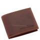 Men's wallet in small size with RFID protection brown GreenDeed DPB102